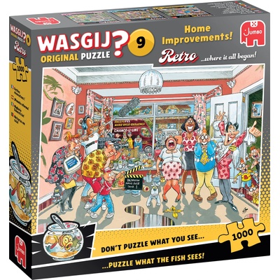 Jumbo - Puzzle Wasgij: Retro Original 9 - Home Improvements! - 1 000 piese