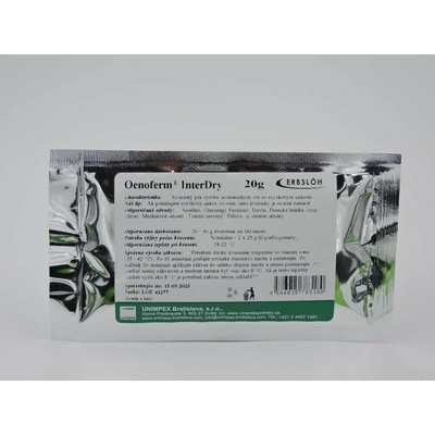 Oenoferm Vinne kvasinky InterDry 20 g