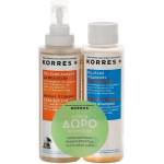 KORRES Сет за борба с въшки с оцет шампоан + лосион , Korres HERBAL VINEGAR Lotion 150mL & HERBAL VINEGAR Shampoo 150mL