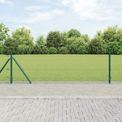 vidaXL Svařovaná drátěná plotina s betonovou základnou 25 x 0,4 m