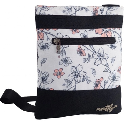 Meatfly dámska crossbody kabelka Dixie Blossom White