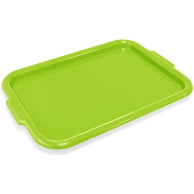 Plastkon Tác hranatý velký hrušková zelená 34x48x2,5 cm