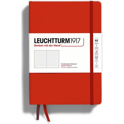 Leuchtturm1917 Zápisník A5 Port Red