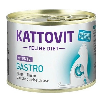 KATTOVIT Feline Diet Gastro Kačica 185 g