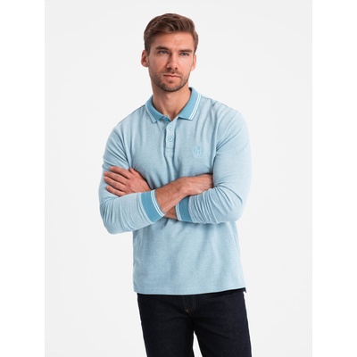 Ombre Clothing Мъжка поло риза с дълъг ръкав Ombre Clothing Ombre Clothing | Sin | МЪЖЕ | S