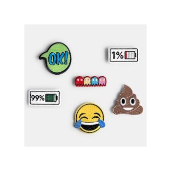 Goomby Текстилни емблеми Iron-On Computer Lover 6 броя