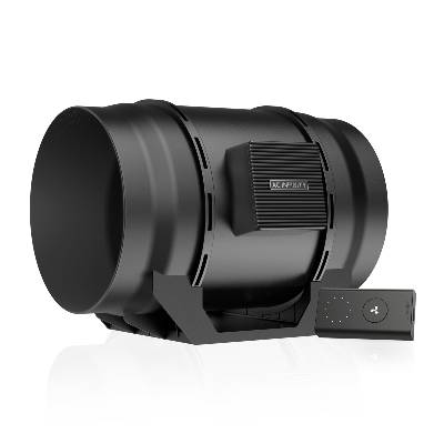 AC Infinity Cloudline A8, Quiet Inline Duct Fan with Speed Controller, 200mm