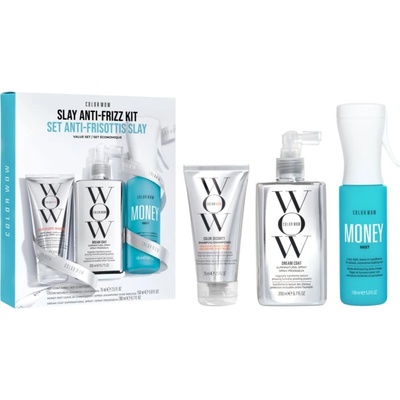 Color Wow Slay Anti-Frizz Kit подаръчен комплект за блясък и мекота на косата