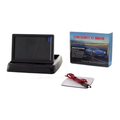 Цветен lcd дисплей 4, 5" за камера за задно виждане - с функция прибиране