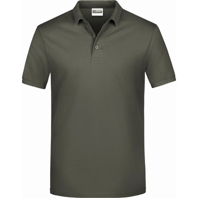 James & Nicholson polokošile JN 792 krátký rukáv pánská Cot-02079214501 hnědá