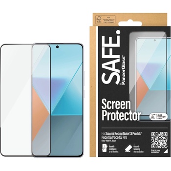 Image 1 of Panzer Стъклен протектор Safe за Xiaomi Redmi Note 13 Pro 5G UWF - Черен