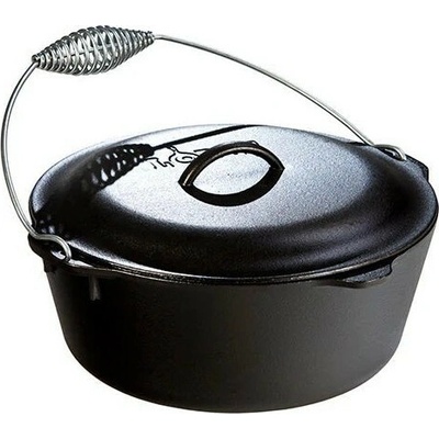 LODGE litinový hrnec Dutch Oven 6,6l s poklicí a držadlem