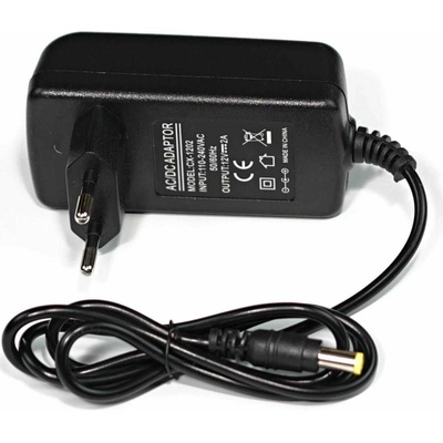 Napájací adaptér 12V / 2A (24W) – konektor 5,5 x 2,1 mm AD1224
