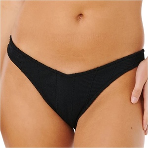 Rip Curl Дамско бикини долнище Rip Curl Women's Vibe Surf High Cheeky Bikini bottom - Black (150-6001-0115)