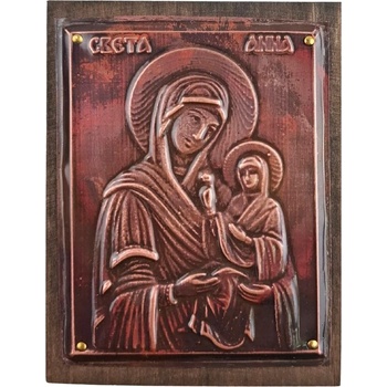 МЕДНА ИКОНА ЗА ЗАЩИТА СВЕТА АННА