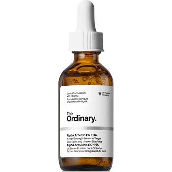 The Ordinary Alpha Arbutin 2% + HA концентриран серум с чист състав на алфа арбутин и хиалуронова киселина унисекс 60 мл