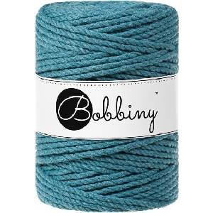 Bobbiny 3PLY Macramé Rope 5 mm 100 m Teal юта (TX-E022)