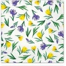 TaT servítky Spring Crocuses 33x33cm