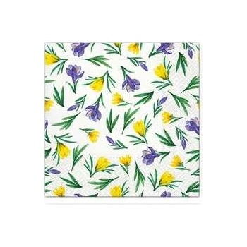 TaT servítky Spring Crocuses 33x33cm