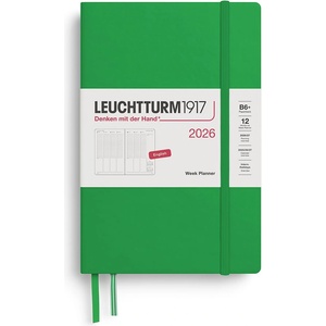 Leuchtturm1917 372768 Weekly Planner Paperback 2026, Spring Leaf, English (372768)
