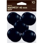 KW Trade Magnets Grand 40 mm black op. 10 pieces