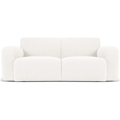 Micadoni Home pohovka z textílie bouclé 170 cm Molino biela