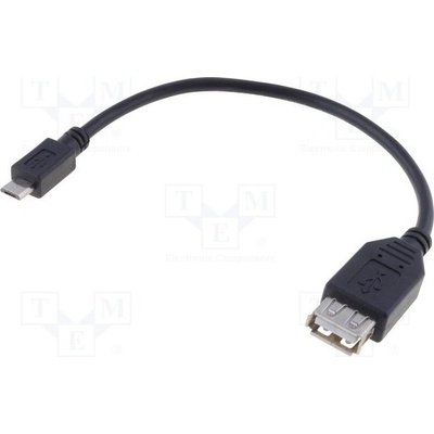 Goobay 95194 OTG, USB 2.0, USB A zásuvka, USB B micro vidlice, 0,2m
