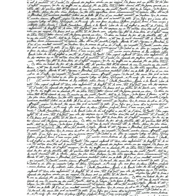 Papír Décopatch 1ks Psaný text – Zboží Dáma