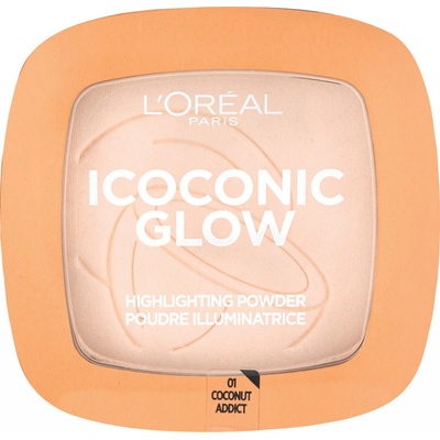 L'Oréal Paris Icoconic Glow rozjasňovač 01 Coconut Addict 9 g