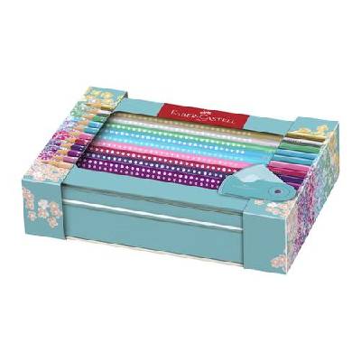 Цветни моливи Sparkle, 20 цвята, с острилка (201641)