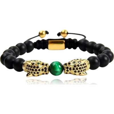 Linda's Jewelry korálkový náramok Panther INR168