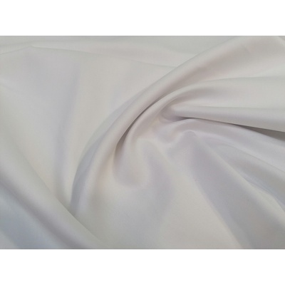 SOLITUDE SATIN Bavlnená látka biela šírka 285 cm