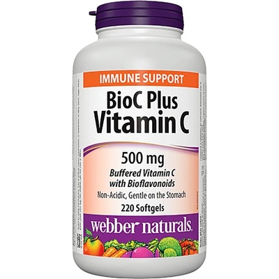 Webber Naturals BioC Plus Vitamin C 500 mg [220 Гел капсули]