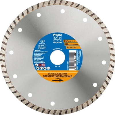 Pferd diamantový rezný kotúč 178 x 22.23 mm 68017222