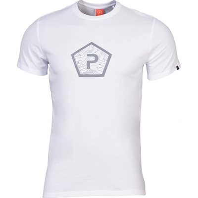 Pentagon Shape tričko biele