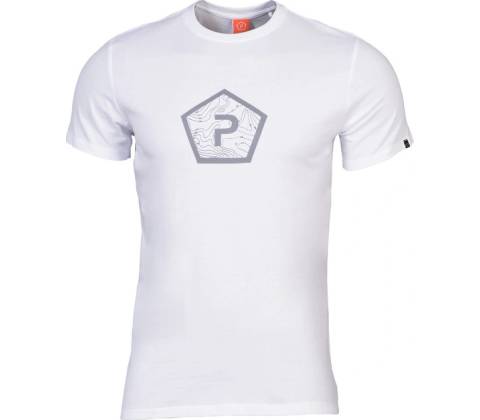 Pentagon Shape tričko biele