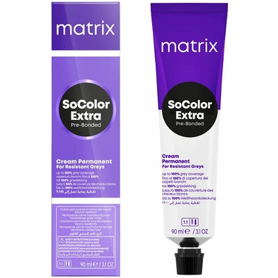 Matrix SoColor Pre-Bonded Permanent Extra Coverage Hair Color 507G Medium Blonde Gold 90 ml