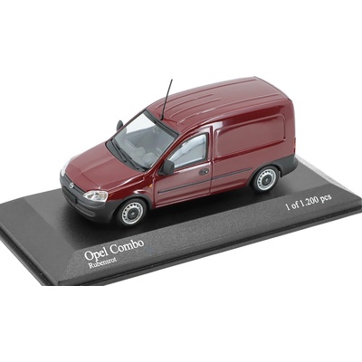 Minichamps Opel Combo Van 2002 červená 1:43