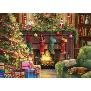 Bluebird Puzzle - Puzzle Cozy Christmas Evening - 500 piese