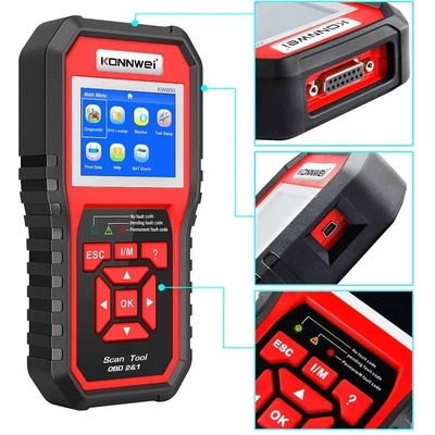 KONNWEI Универсална автодиагностика с автомобилен скенер konnwei kw850 (ca1.1.850)