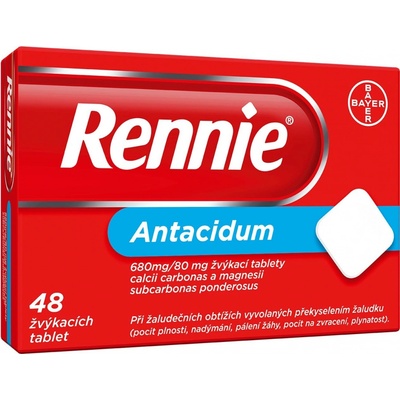 Rennie 48 žuvacích tabliet