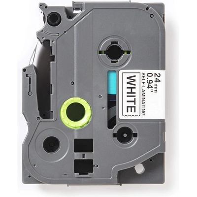 Compatible Brother TZ-SL251 / TZe-SL251, 24mm x 8m, черен печат / бял фон, съвместима лента (TZeSL251)