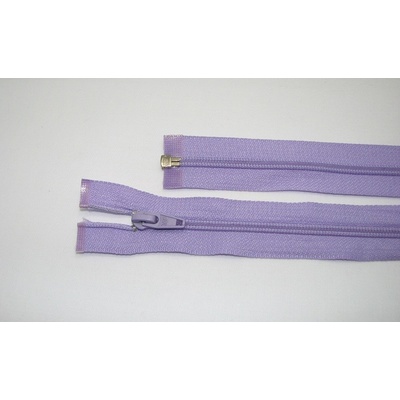 Zips špirála deliteľný 5mm - dĺžka 75cm,svetlo fialová