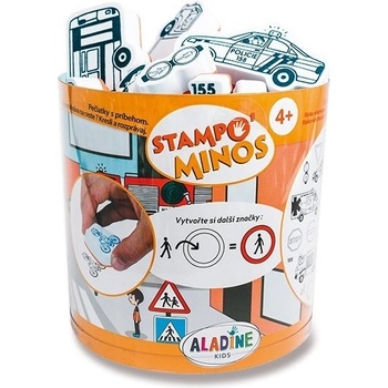 Aladine Pečiatky StampoMinos Dopravné prostriedky