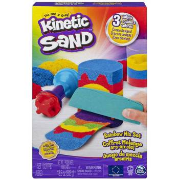 Spin Master Творчески комплект с кинетичен пясък Kinetic Sand - Rainbow (6053691)