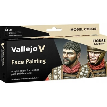 Vallejo Model Color Effects Set 70119 Faces Painting Set 8 by Jaume Ortiz