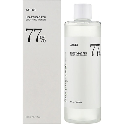 Anua Heartleaf 77% Soothing Toner успокояващ тонер за лице за жени 250 мл