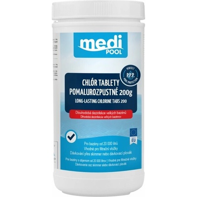 Chlór mediPOOL pomalurozpustné tablety maxi 1 kg