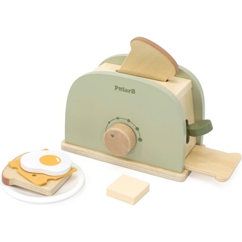 Image 1 of Viga Toys Дървена играчка Viga Toys PolarB - Тостер, зелен (44215)