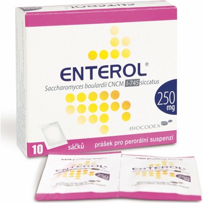 ENTEROL POR 250MG POR PLV SUS 10